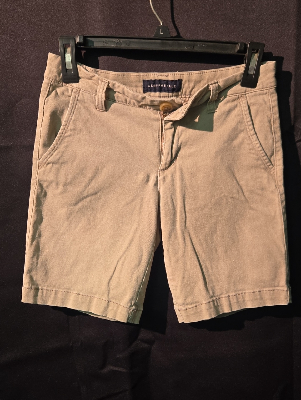 Aeropostale Khaki/Tan Women’s Bermuda Shorts